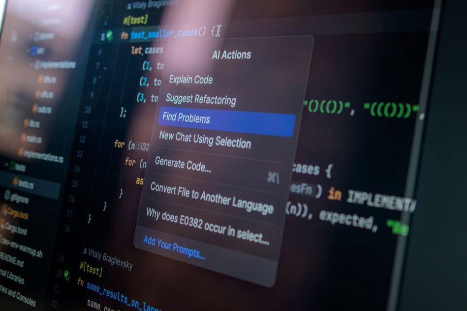 Interface of a language recognition software tool