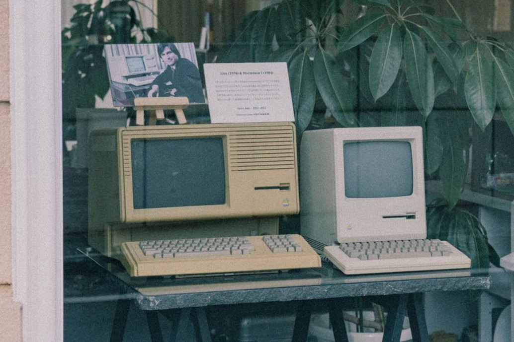 Historical OCR machine in a lab setting
