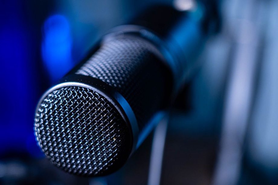 Research microphone used to collect speech recordings