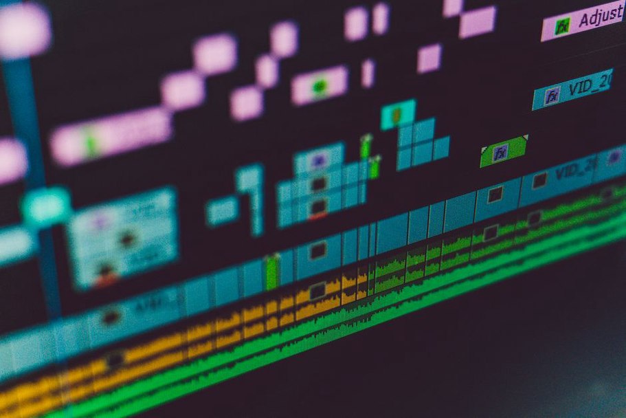 A monitor displaying a grid of detected facial feature points for biometric analysis