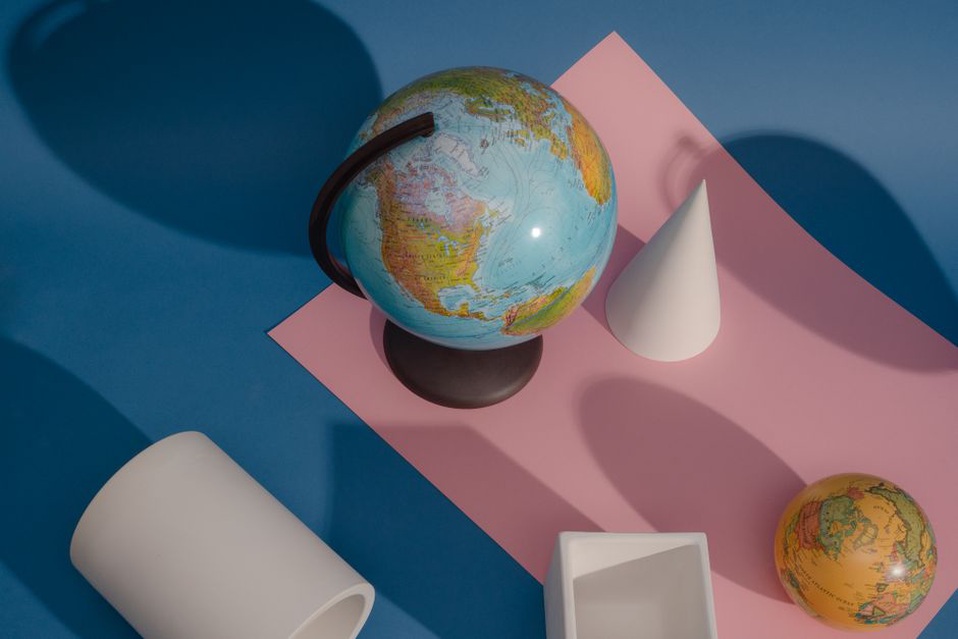 Color-coded depth separates nearby objects from the background